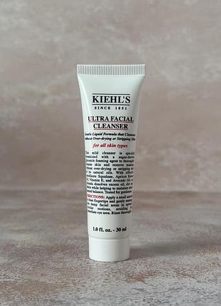 Kiehl’s - ultra facial cleanser - очищувальний гель для обличчя для всіх типів шкіри, 30 ml