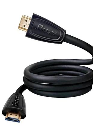 Кабель hdmi-hdmi (длина 3 м.) d-tech dt-h005