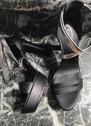 Босоножки tods натуральная кожа