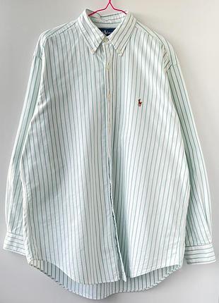 Чоловіча сорочка в смужку ralph lauren yarmouth vintage