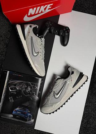 💎мужские кроссовки nike waffle s beige grey black