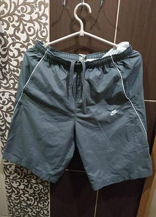 Мужские шорты nike vintage nylon silver shorts originals