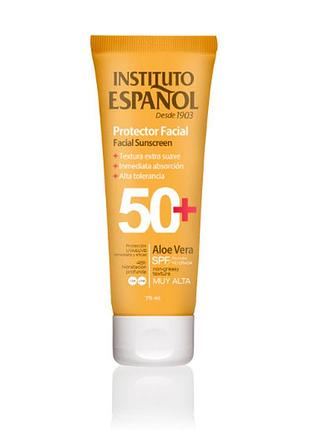 Солнцезащитный крем для лица institut español protector facial spf50+