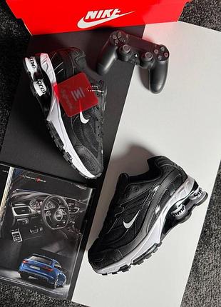 Nike x supreme shox ride 2 sp black white