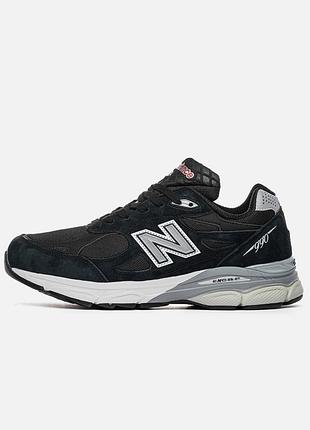 New balance 990 v3 kith black кроссовки