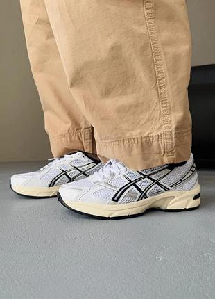🐻 мужские кроссовки asics gel-1130 white/black/beige