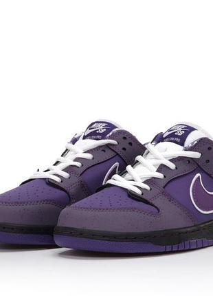Nke sb dunk low x concepts purple lobster