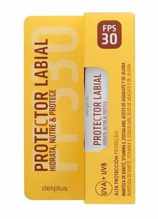 Солнцезащитный бальзам для губ spf 30 deliplus 4 г