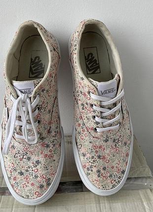 Оригінальні кеди vans era floral  розмір 40 (25.5 см) квітковий принт
