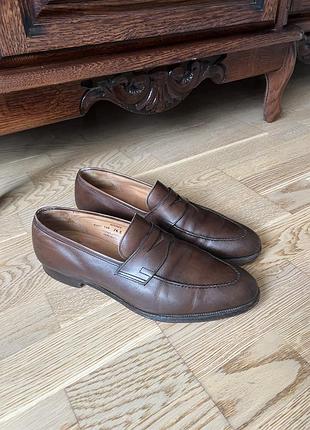 Класичні пенні-лофери від легендарного англійського виробника crockett & jones модель sydney