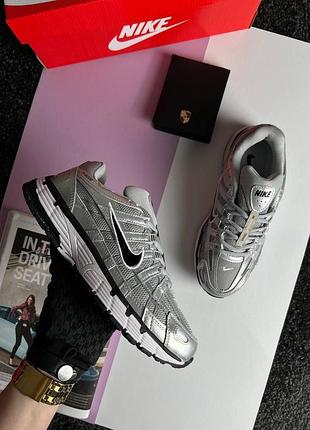 Nike p-6000 w silver black 9