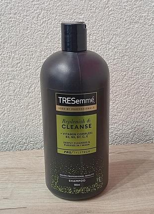 Шампунь tresemme replenish & cleanse 900 мл