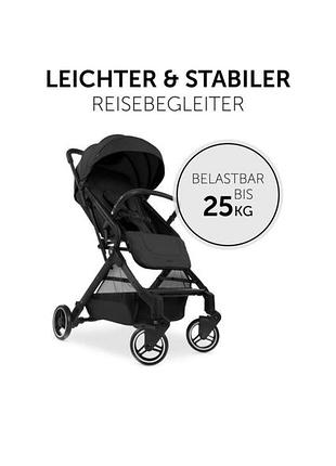 Прогулянкова коляска hauck travel n care (black)