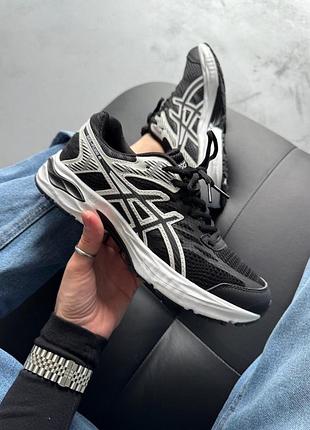 😍 женские кроссовки asics gel-flux black/white