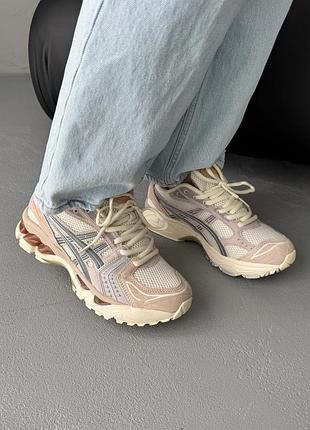 😍 женские кроссовки asics gel-kayano 14 peach/cream