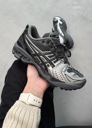 😍 женские кроссовки asics gel-kayano 14 black/grey