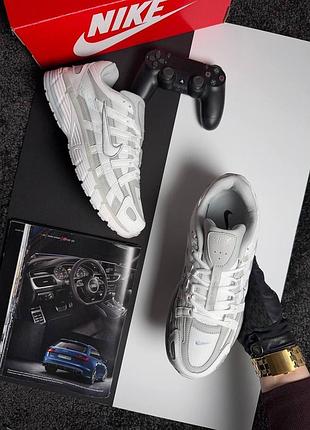 Nike p-6000 m white grey 4