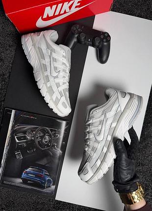 Nike p-6000 m white grey 2