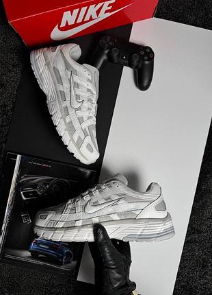 Nike p-6000 m white grey 5