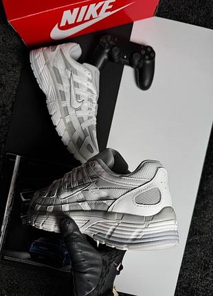 Nike p-6000 m white grey 6