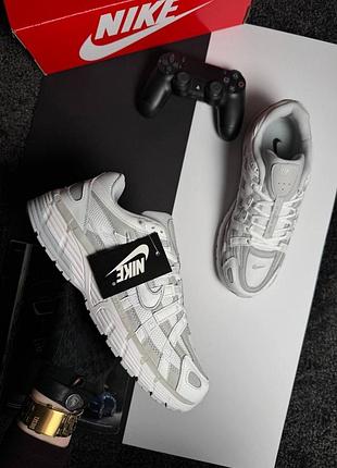 Nike p-6000 m white grey 9