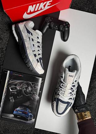Nike p-6000 m light grey navy 3