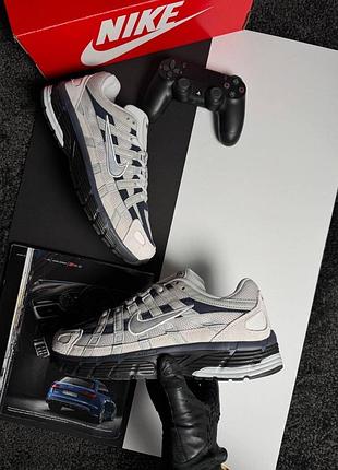 Nike p-6000 m light grey navy 5