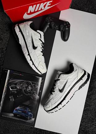 Nike p-6000 m white black