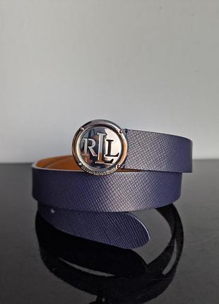 Роскошный кожаный ремень lauren ralph lauren (оригинал) — эстетика old money
