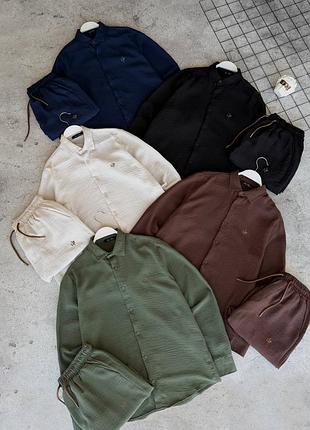 Стильний літній комплект кофта + штани loro piana