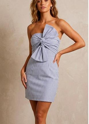 Платье, хлопковое , в полоску forever 21