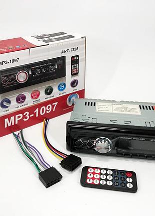 Блютуз bluetooth автомагнитола магнитола с зарядкой mp3-1097 bt iso, автомагнитолы с разъемом usb lu-59