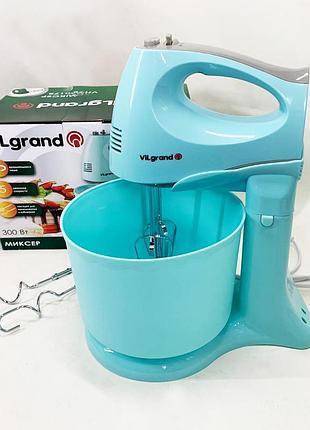 Ручной приспособления для приготовления яиц vilgrand vhm3017b 300 вт, миксер с скоростями и насадками pt-39