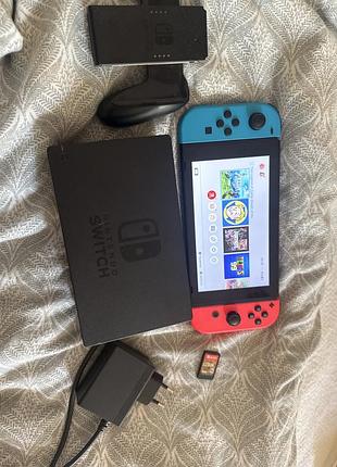 Nintendo switch + zelda + зарядка + аксесуари