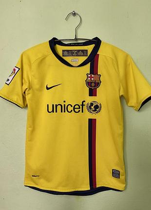 Оригінальна футболка fc barcelona 2008-09 nike original (s youth)