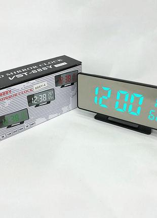 Электронные часы с цифровым дисплеем vst-888y, настольные часы с автоматической подсветкой ta-30