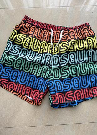 Пляжные шорты в стиле dsquared