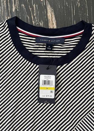 Tommy hilfiger original. платье в полоску трикотаж вискоза р s-m