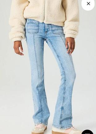 Джинсы клеш h&amp;m, размер134, 8-9роков
