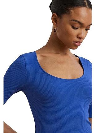 Ralph lauren original. футболка в резинку коттон р м