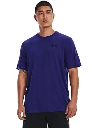 Чоловіча футболка under armour ua sportstyle left chest ss синя s-м