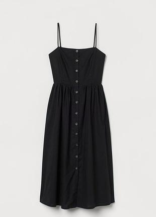 Сарафан h&amp;m лён/коттон миди длины