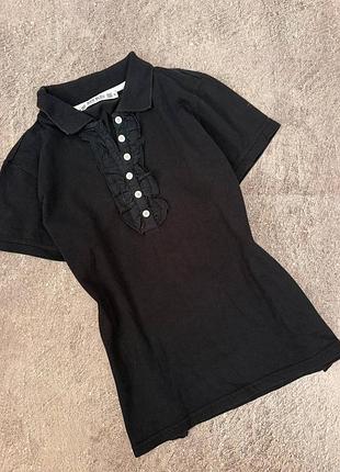 Жіноча темно синя футболка 👕