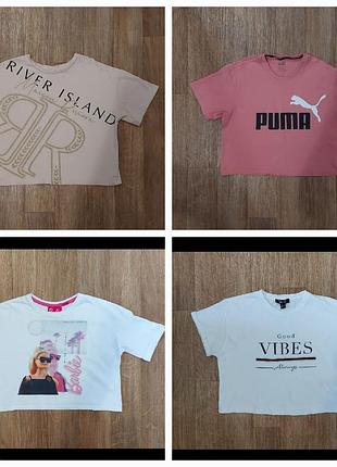 Футболка кроп топ оверсайз puma продаж лотом
