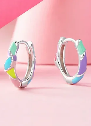 Серьги "color boom"