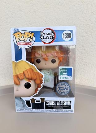 Фігурка funko demon slayer zenitsu agatsuma фанко клинок, що розсікає демонів дзеніцу агацума #1397