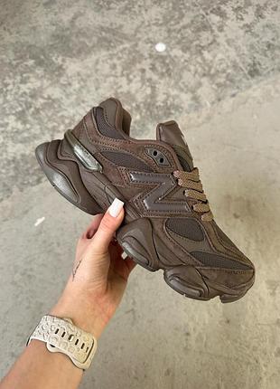 👟 кросівки   new balance 9060 chocolate brown      / наложка bs👟