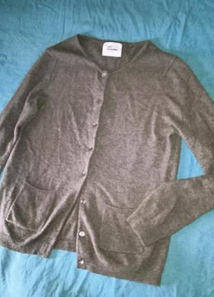 Мягусенький кашемировый кардиган с карманами,48-52разм,jast cashmere.