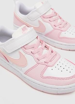 Кроссовки кеды nike court borough low recraft (pink/white) оригинал
