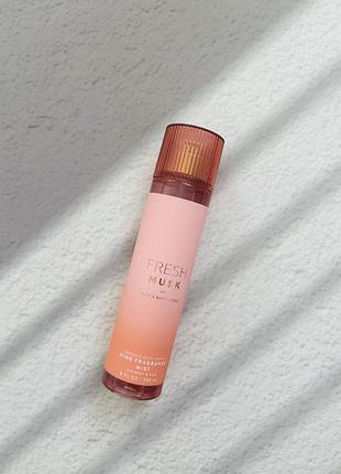 Спрей міст fresh musk bath and body works